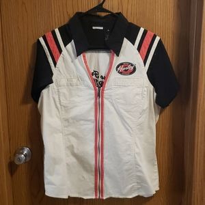 Zip up mechanics style shirt